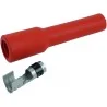Protection silicone droite avec cosse