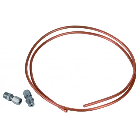 Kit tube cuivre et raccords D.4 / M1/8