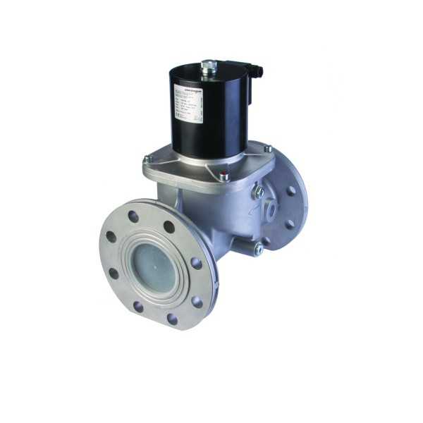 Electrovanne gaz automatique NF Aluminium brides DN80 360mBar