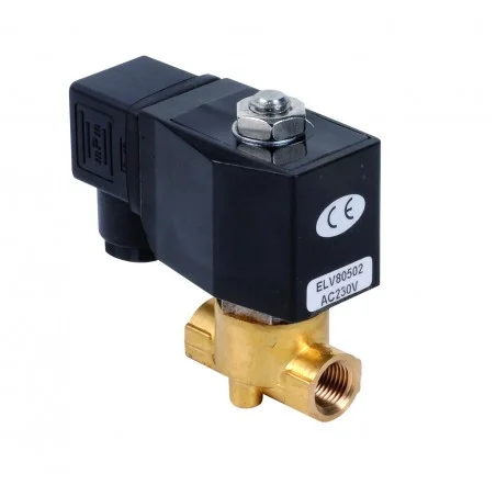 Electrovanne bronze 1/4\' NF action directe