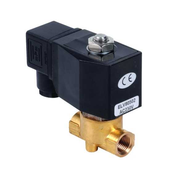 Electrovanne bronze 3/8\' NF action directe