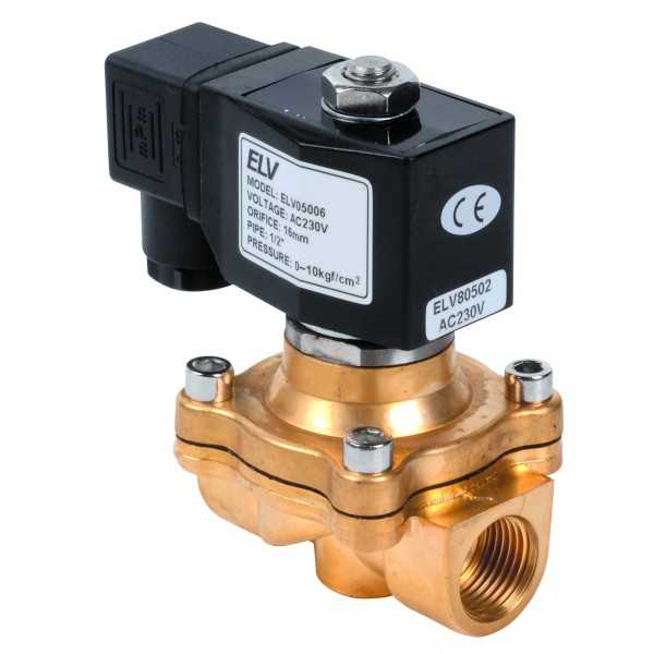Electrovanne bronze 1/2\' NF action directe