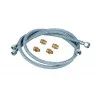 Lot de 2 flexibles avec 4 raccords
