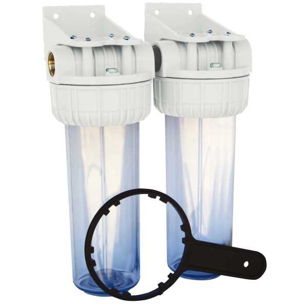 Filtres en plastique Duplex 3/4\'