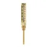 Thermomètre droit 0/+50°C plongeur 63mm hauteur 200mm