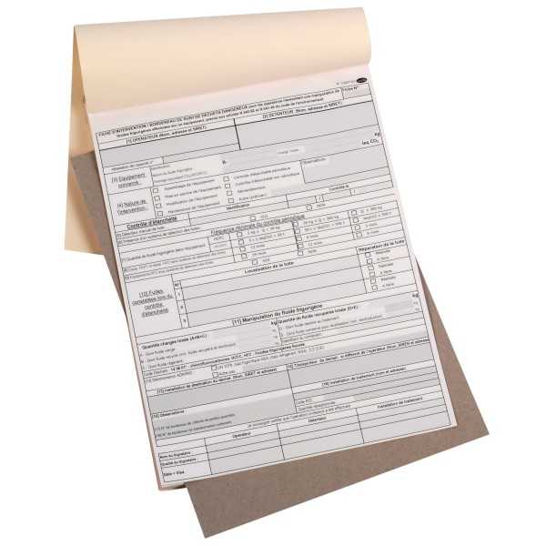 Carnet fiches intervention fluides frigorigènes 15497.02