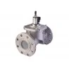 Electrovanne gaz à réarmement manuel NF Aluminium brides DN80 6Bar
