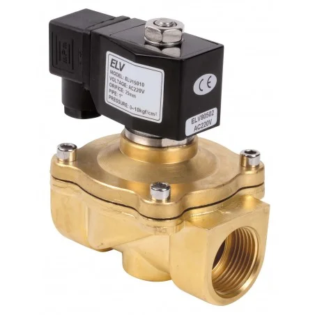 Electrovanne bronze 3/4\' NF action directe