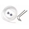 Climaset avec flexible silicone tubes métalliques coudés