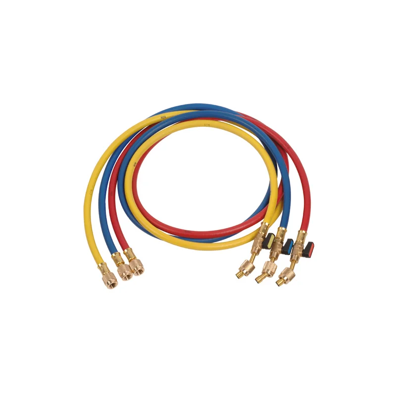 Jeu de 3 Flexibles 5/16 SAE femelle droit x 5/16 SAE femelle 45°