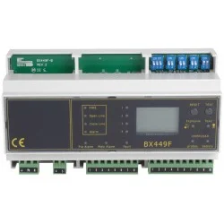 Centrale de détection gaz Rail Din 16 sondes