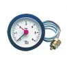 Manomètre rond avec capillaire