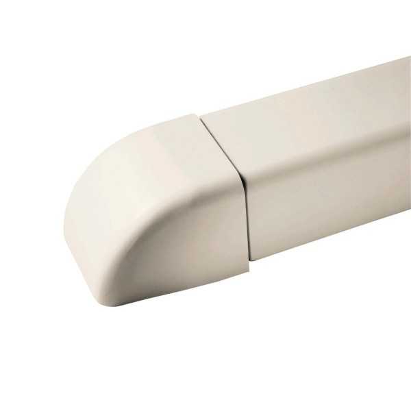 Embouts 80 mm blanc pur
