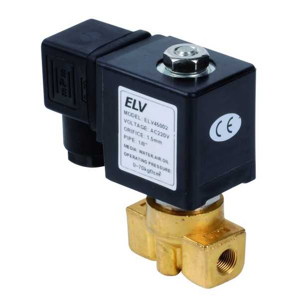 Electrovanne haute pression bronze 1/8' NF