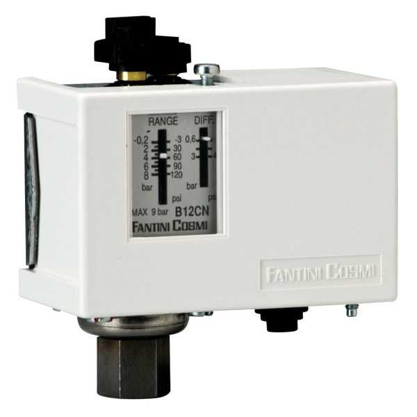 Pressostat de réglage B12CMN 1-28 bar