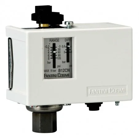 Pressostat de réglage B12CRNY -0,2-8 bar