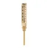 Thermomètre droit de 0/+120°C plongeur 63mm hauteur 150mm