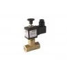 Electrovanne gaz à réarmement manuel NF laiton 1/2\' 6Bar