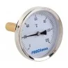 Thermomètre fumée en inox racc.axial D.64 de 0 à +500°C L.20cm