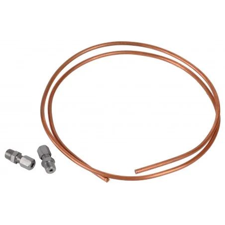 Kit tube cuivre et raccords D.6 / M1/8