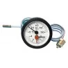 Thermomanomètre rond 0/4 bar 0/120°C D57 capillaire 1,5m