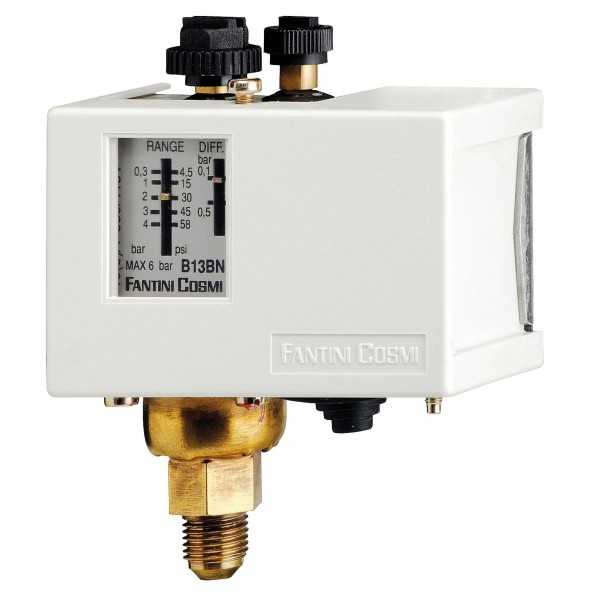 Pressostat à soufflet B13CN 1-10 bar