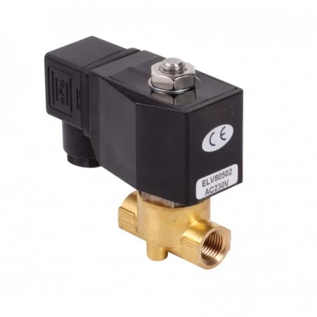 Electrovanne bronze 2'' NO action directe