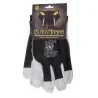 Paire gants cuir/coton L