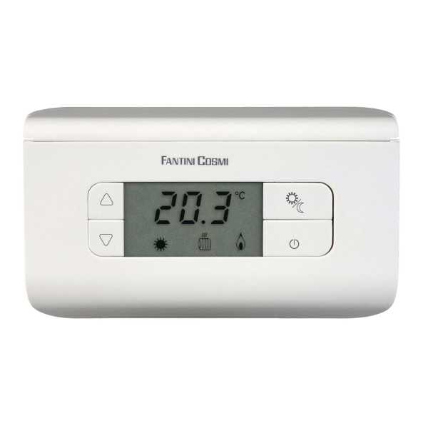 Thermostat d''ambiance CH116 argent