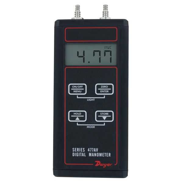 Manomètre digital 0-500Mbar Dwyer 477AV-3