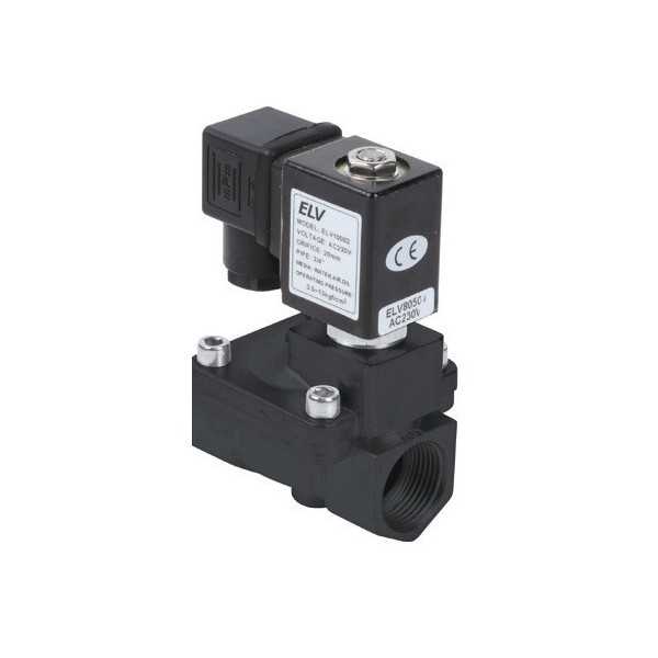 Electrovanne plastique 1'' NF action indirecte