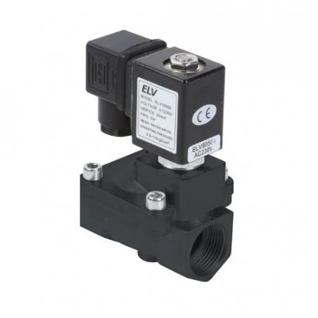 Electrovanne plastique 1''1/4 NF action indirecte