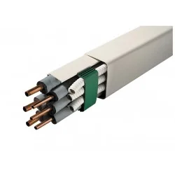 Paquete de 4 canales 140 mm de longitud 2M beige