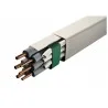 Paquete de 4 canales 140 mm de longitud 2M beige
