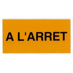 Etiqueta de parada