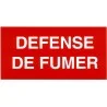 Etiqueta de defensa fumadora