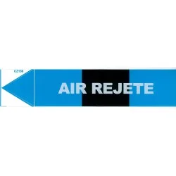 Etiqueta de rechazo aéreo