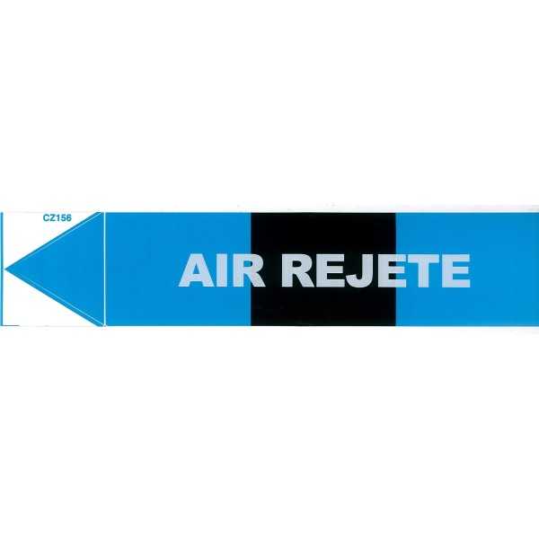 Etiqueta de rechazo aéreo