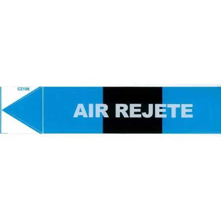 Etiqueta de rechazo aéreo