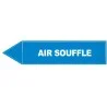 Etiqueta de golpes de aire