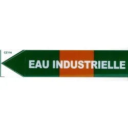 Etiqueta de agua industrial