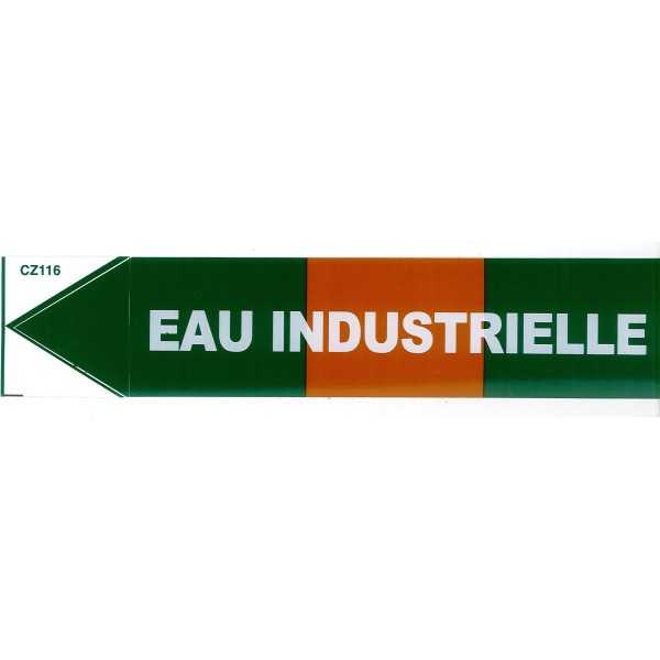 Etiqueta de agua industrial
