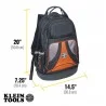 Tradensman Pro Tool Mochila 39 Bolsillos Negros