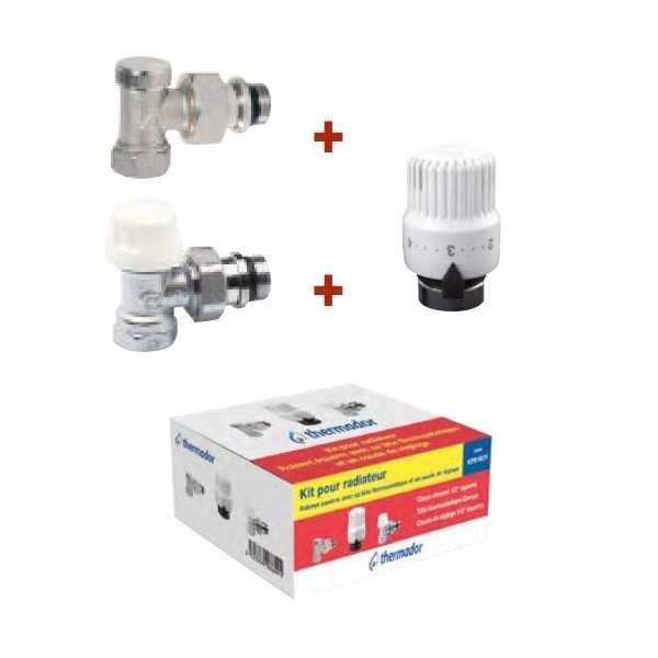 Kit cuadrado de tres piezas para 1/2 "radiador