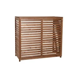 Cubierta de aire acondicionado tratado de madera - tamaño L - 1000x500x950mm