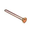 Resistencia blindada derecha 1200 vatios roscados L.285 mm