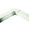 Coude plat 90° 140 mm