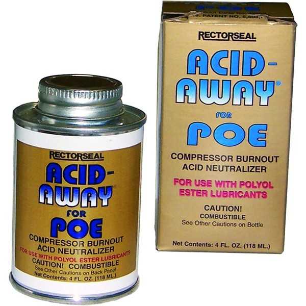 Neutraliseur d\'acides pour compresseur Acid-Away POE 45009