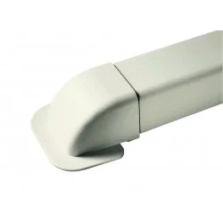 Amorces de mur - pour goulotte 60 mm - RAL9001