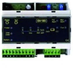 Centrale de détection gaz rail Din 1 sonde